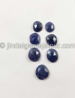 Blue Sapphire Rose Cut Slices